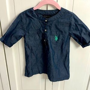 Toddler girls denim tunic